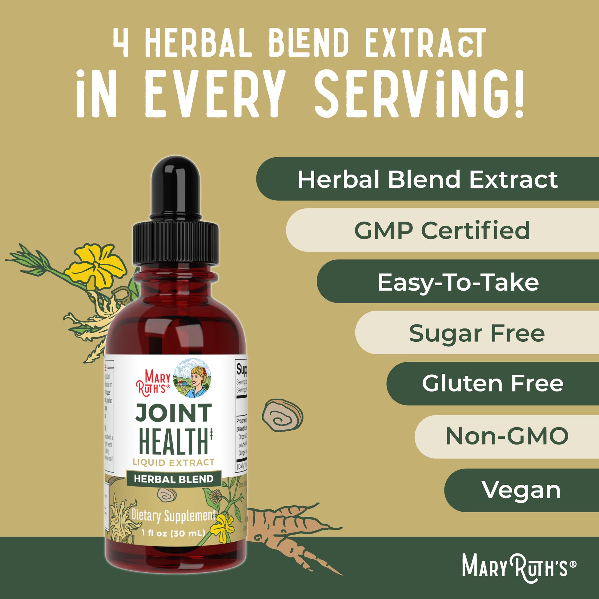 Joint Health Liquid Drops 1oz Ingredients