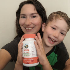 Heather C. holding product