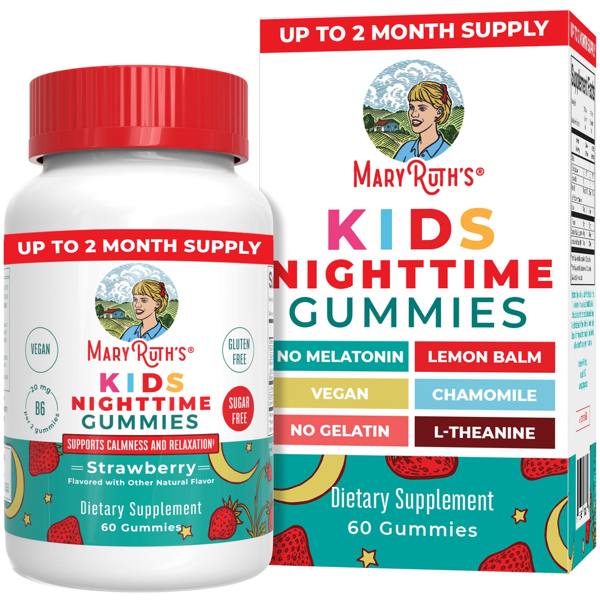 Kids Nighttime Gummies 60CT Strawberry