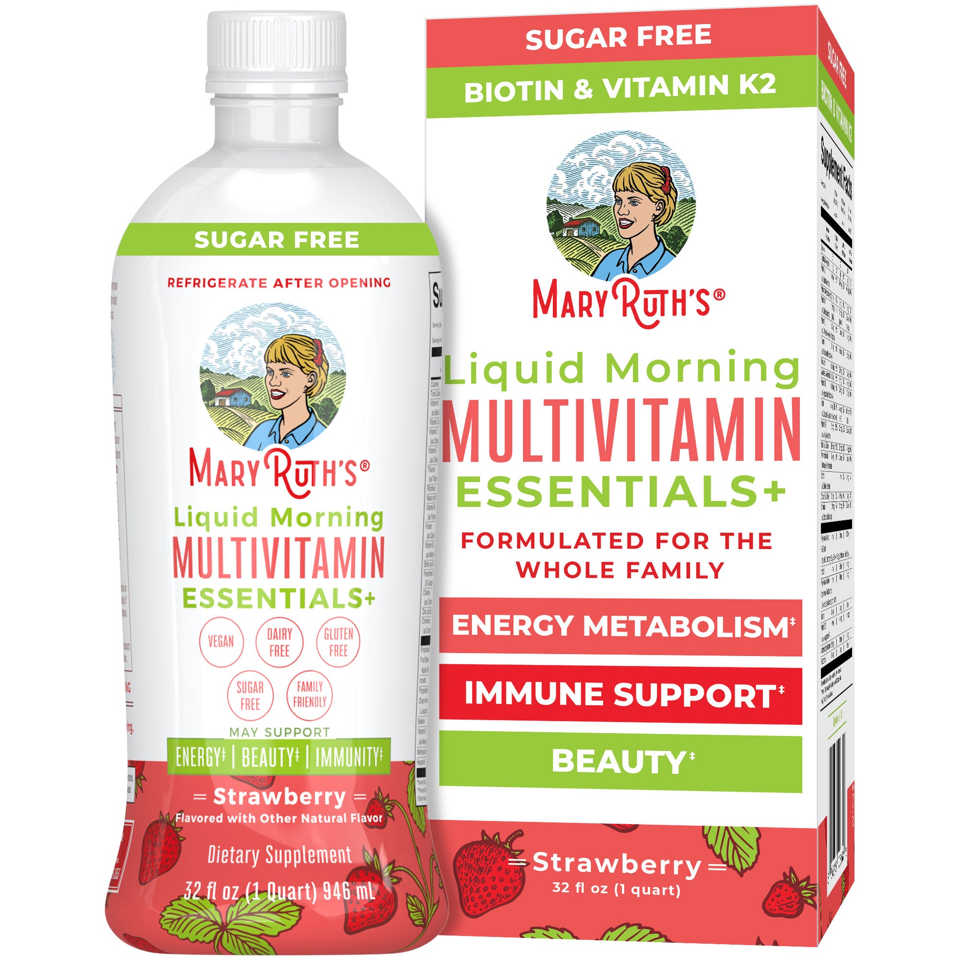 Liquid Morning Multimineral Essentials 32oz Strawberry