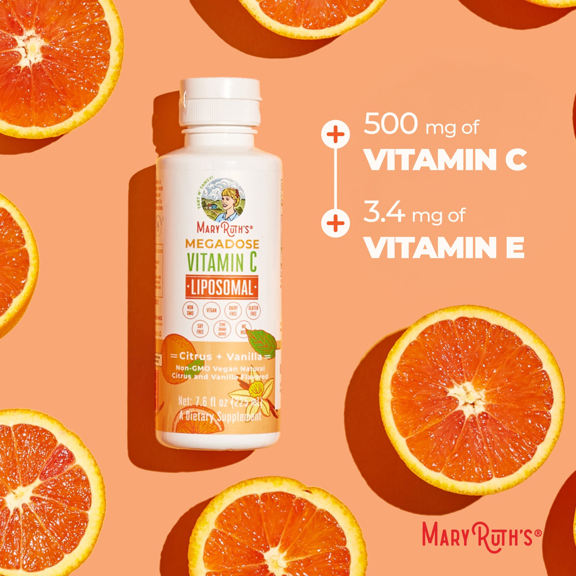 Megadose Vitamin C Liposomal 7oz Citrus Vanilla Benefits