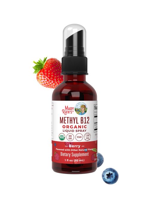 Liquid Methyl Vitamin B12 Spray – MaryRuth Organics