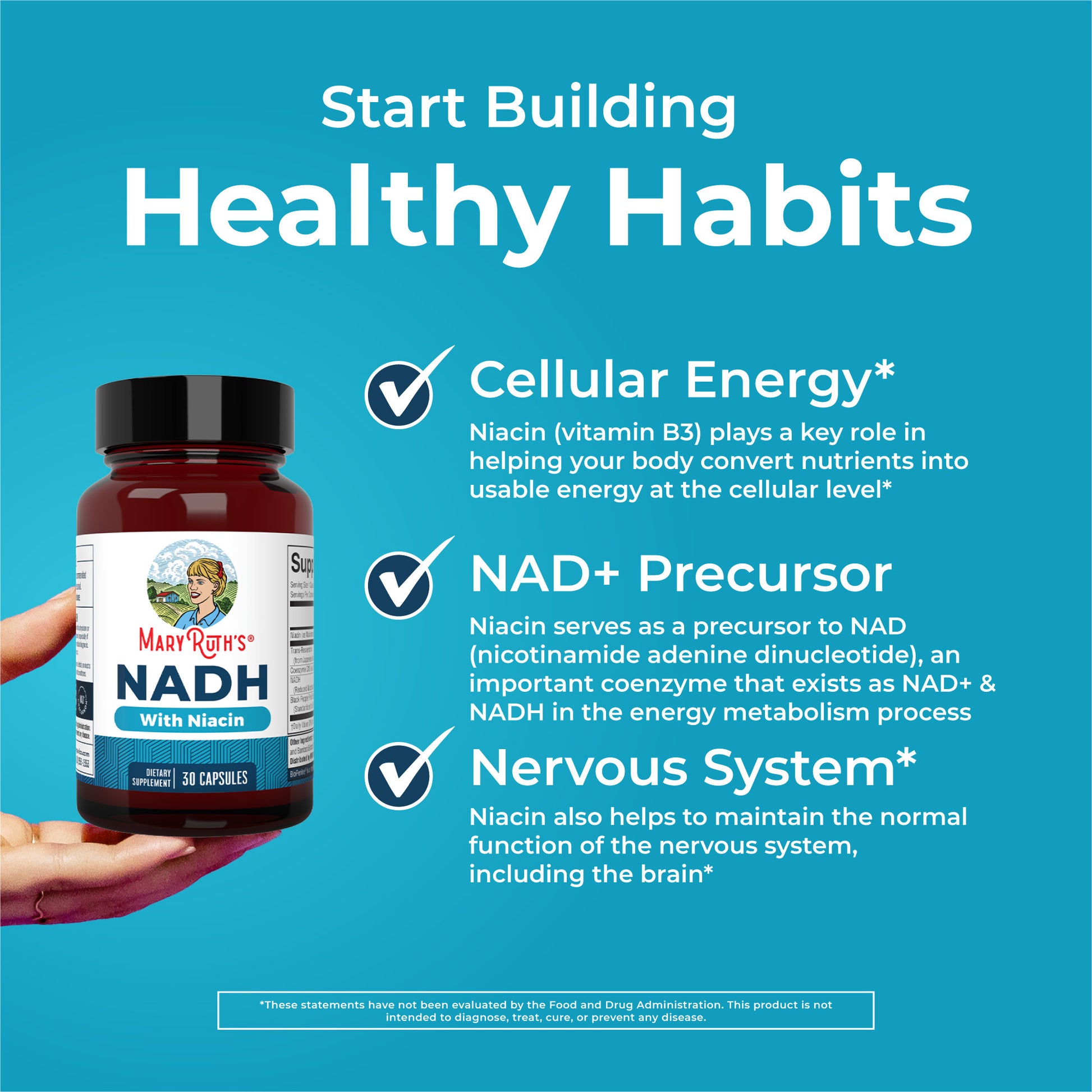 NADH Capsules 30CT Healthy Habits