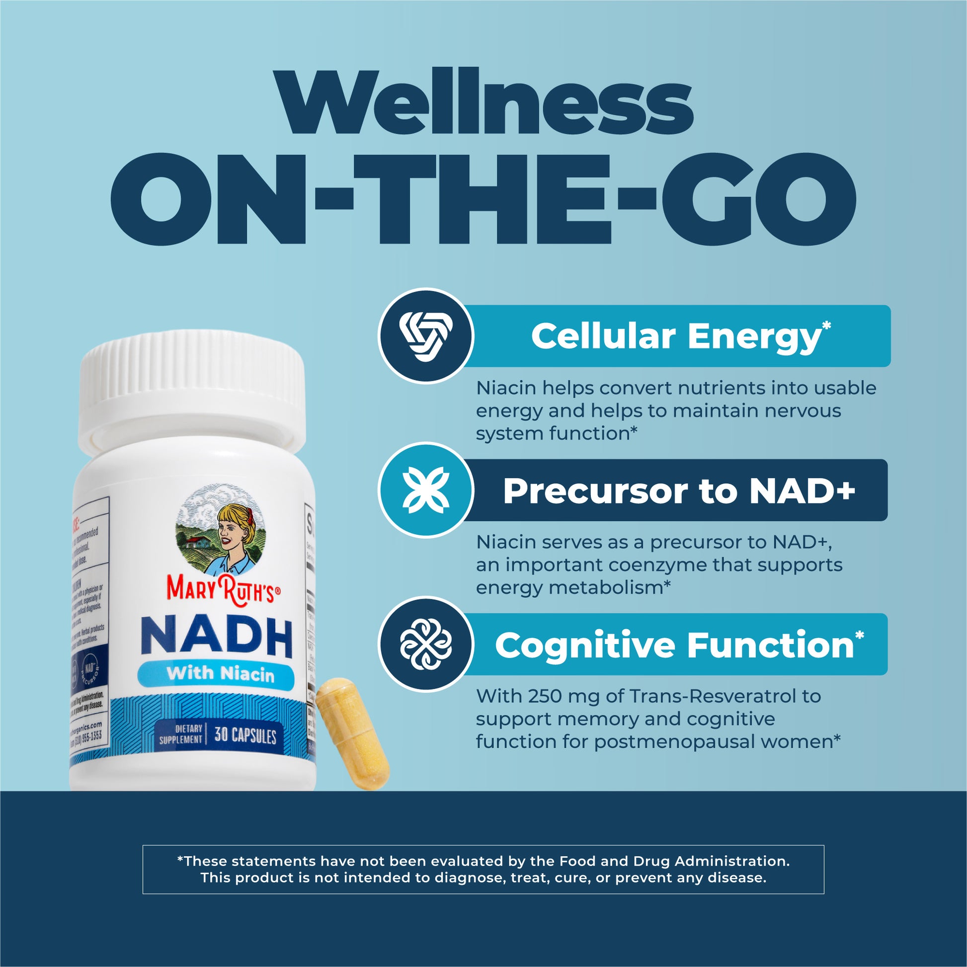 NADH Capsules MaryRuth Organics NADH Capsules MaryRuth Organics