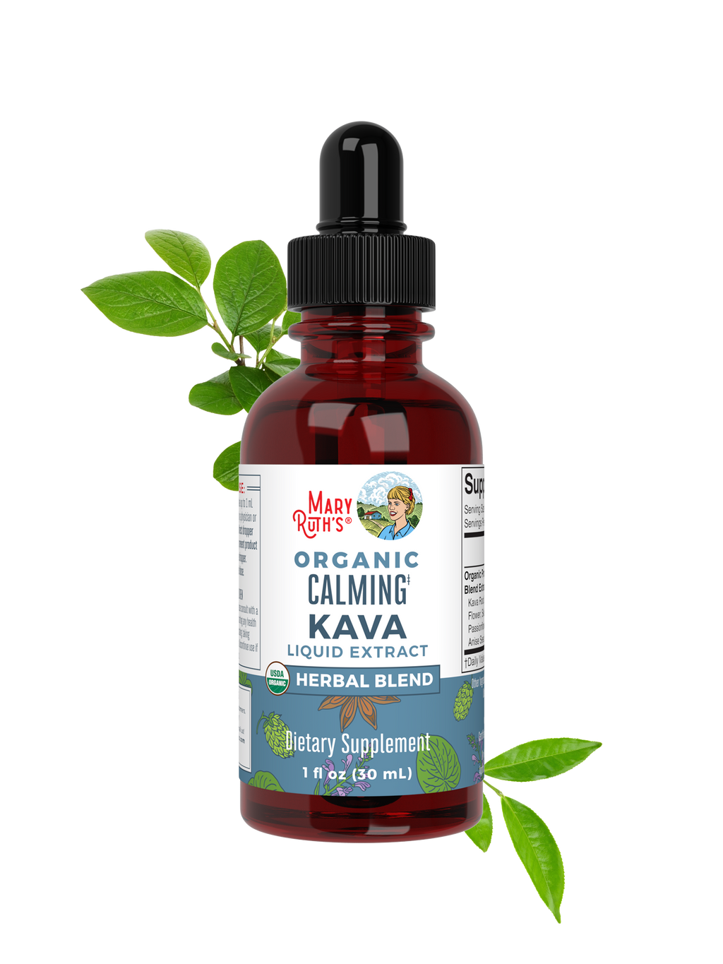 Organic Calming Kava Liquid Drops