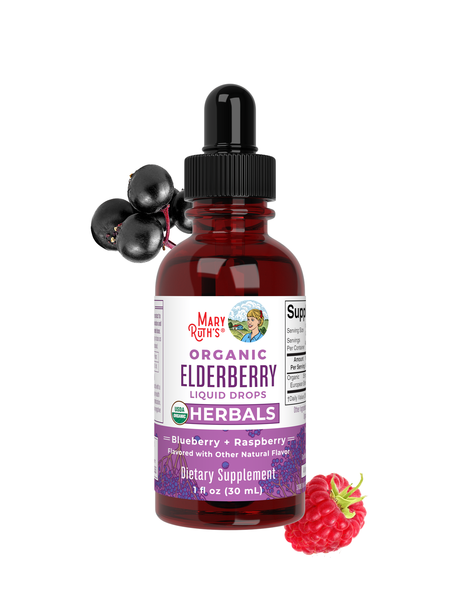 Organic Elderberry Liquid Drops