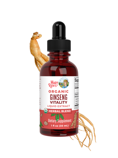 Ginseng Vitality Herbal Liquid Drops – MaryRuth Organics