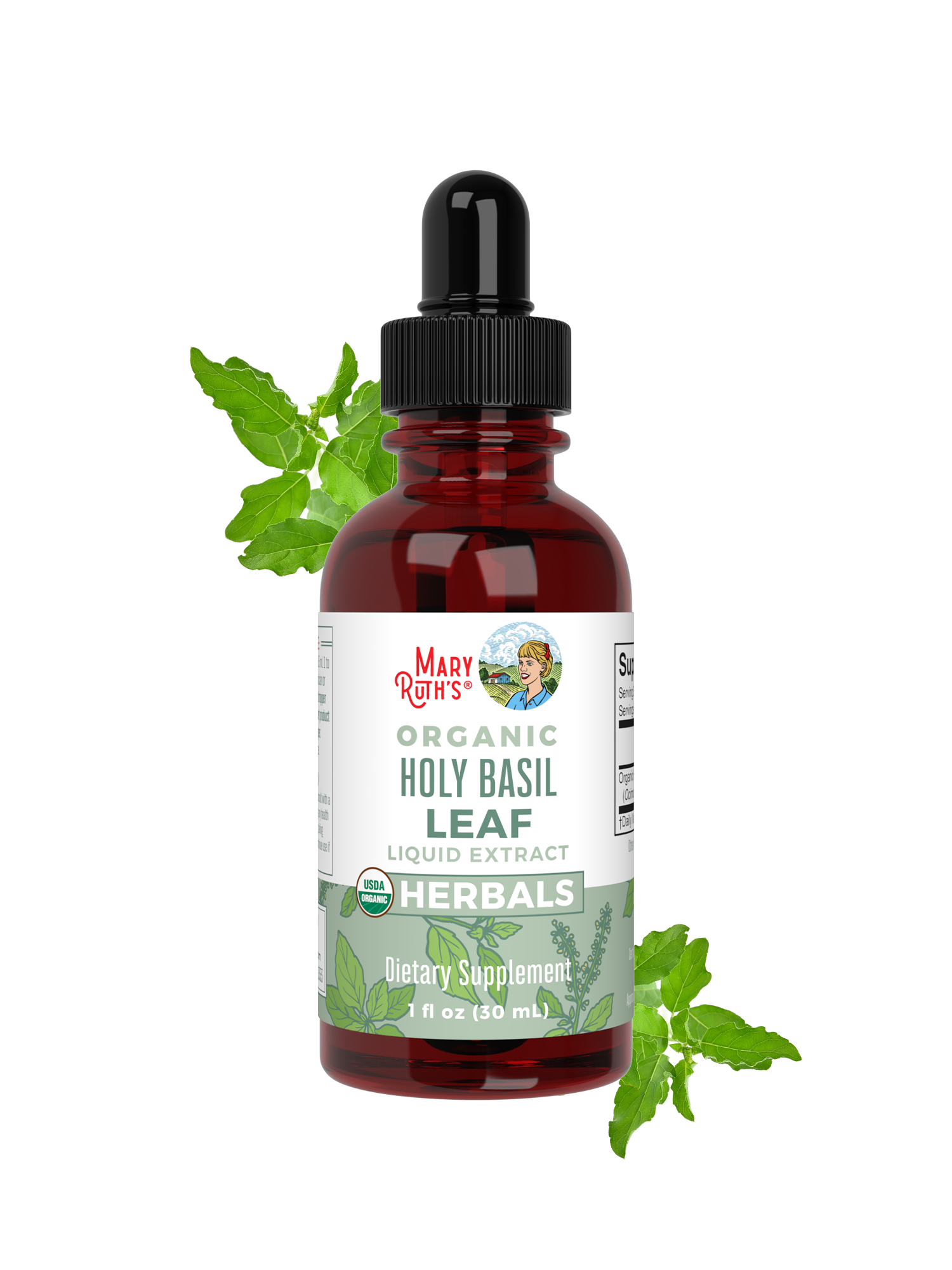 Organic Holy Basil Leaf Liquid Drops