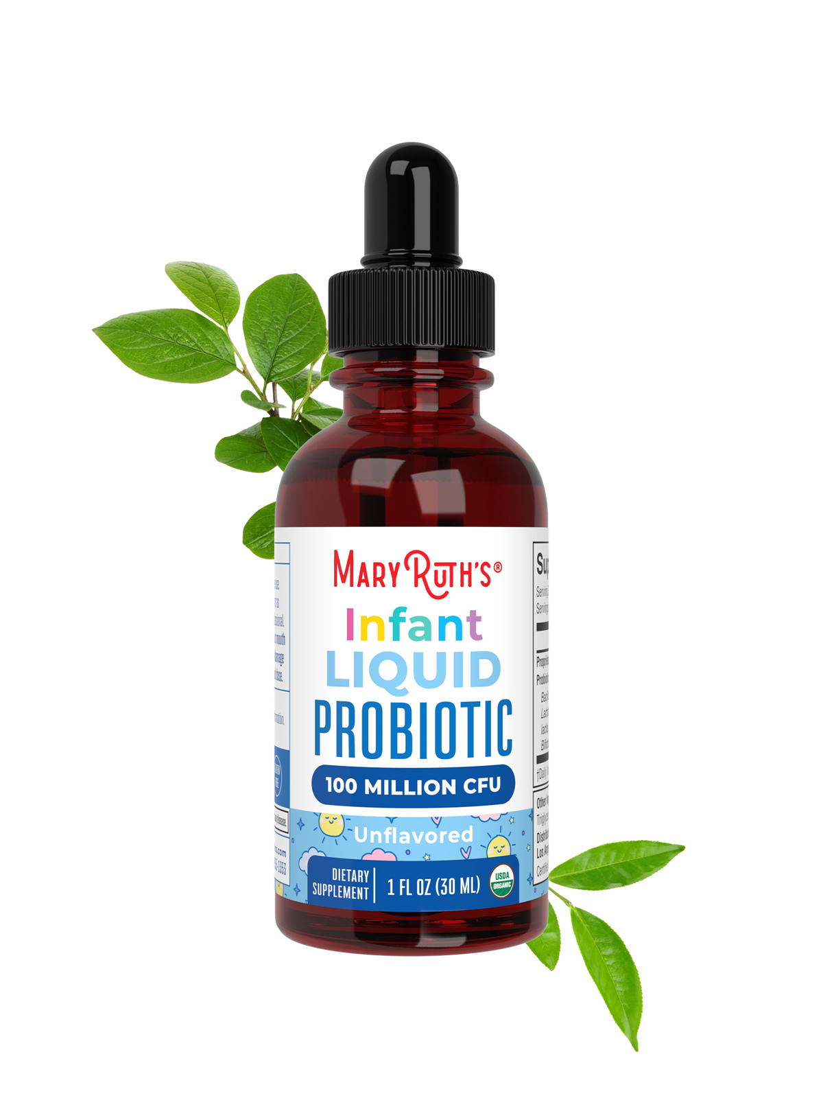 Organic Infant Liquid Probiotic – MaryRuth Organics