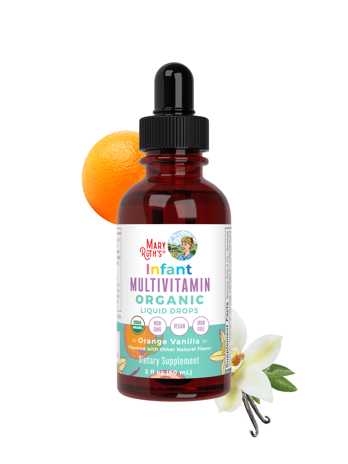 Organic Infant Multivitamin Liquid Drops – MaryRuth Organics