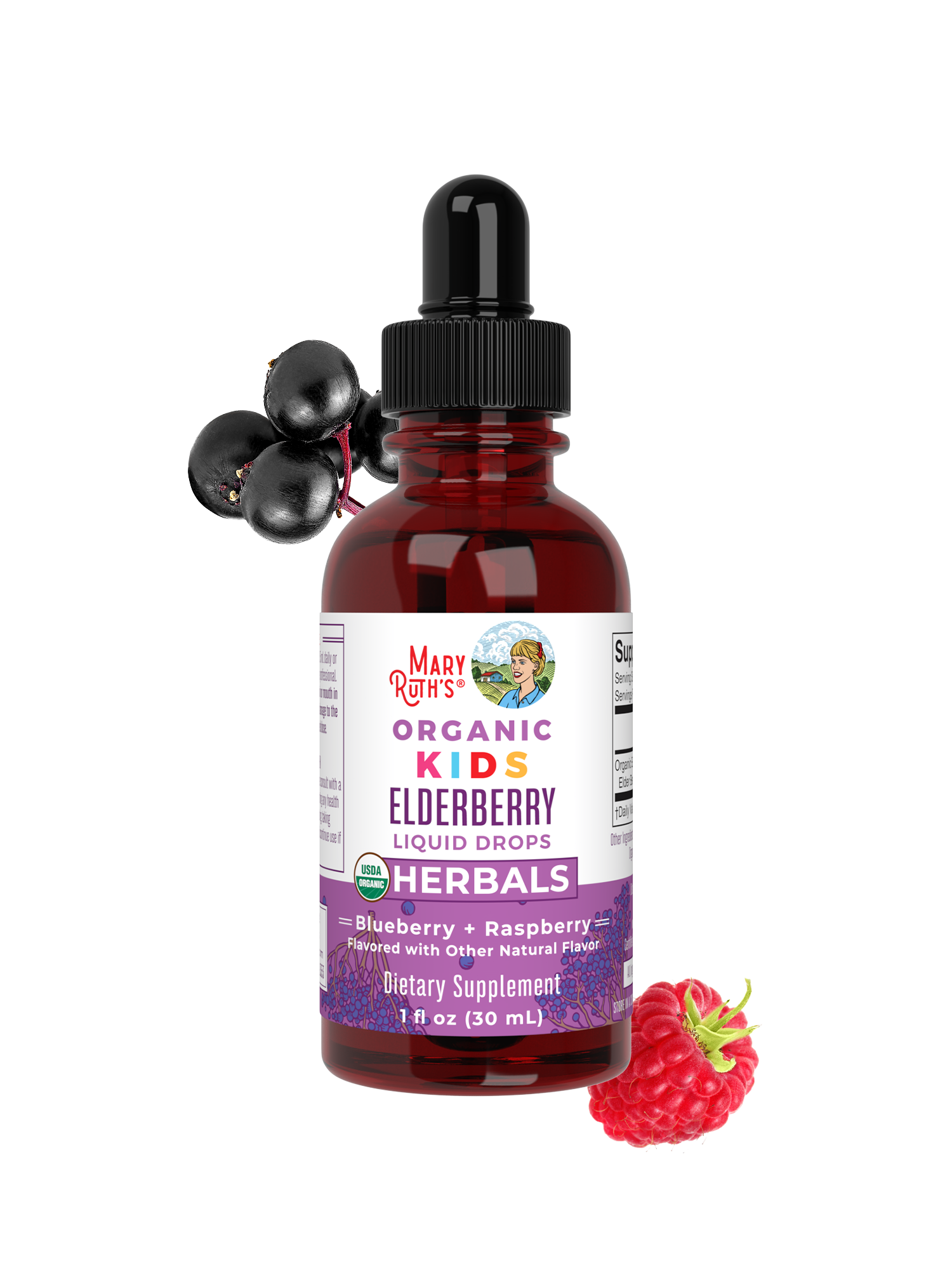 Organic Kids Elderberry Liquid Drops