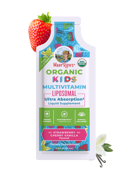 Kids Multivitamin Liposomal Pouches MaryRuth Organics Kids Multivitamin Liposomal Pouches MaryRuth Organics