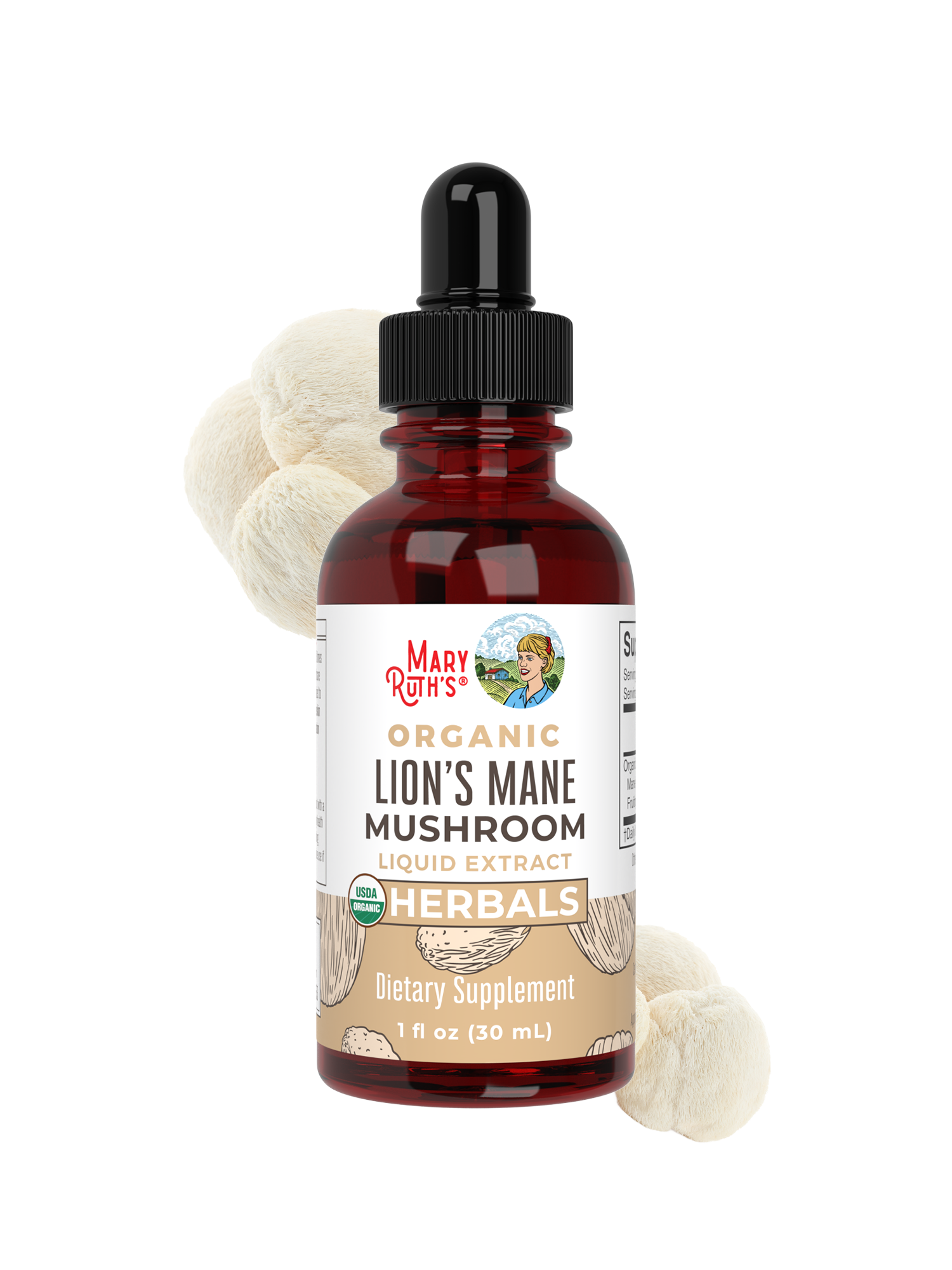 Organic Lion’s Mane Liquid Drops