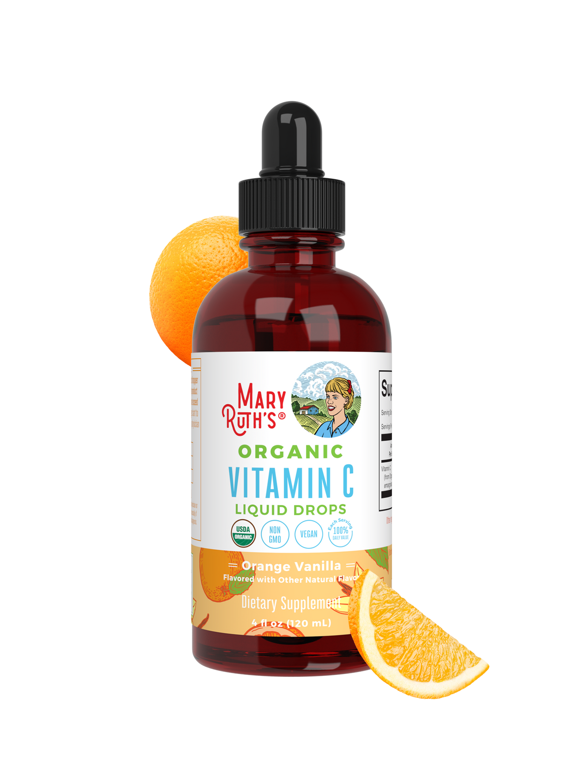 Organic Liquid Vitamin C Drops For Immune Support – MaryRuth Organics