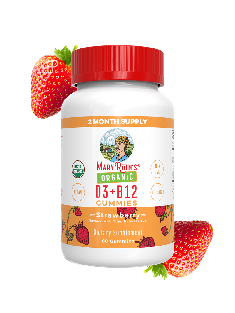 Organic D3+B12 Gummies