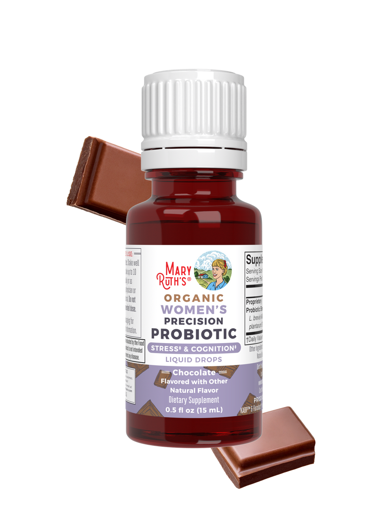 Organic Women's Precision Probiotic Stress & Cognition Liquid Drops