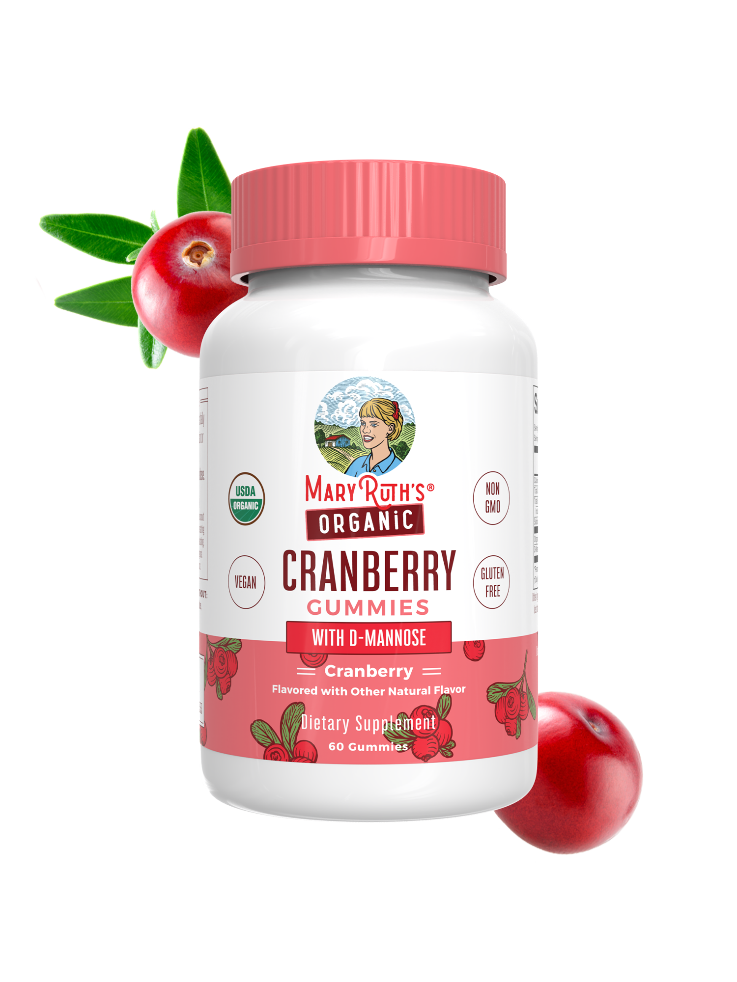 Organic Cranberry Gummies 60CT Cranberry