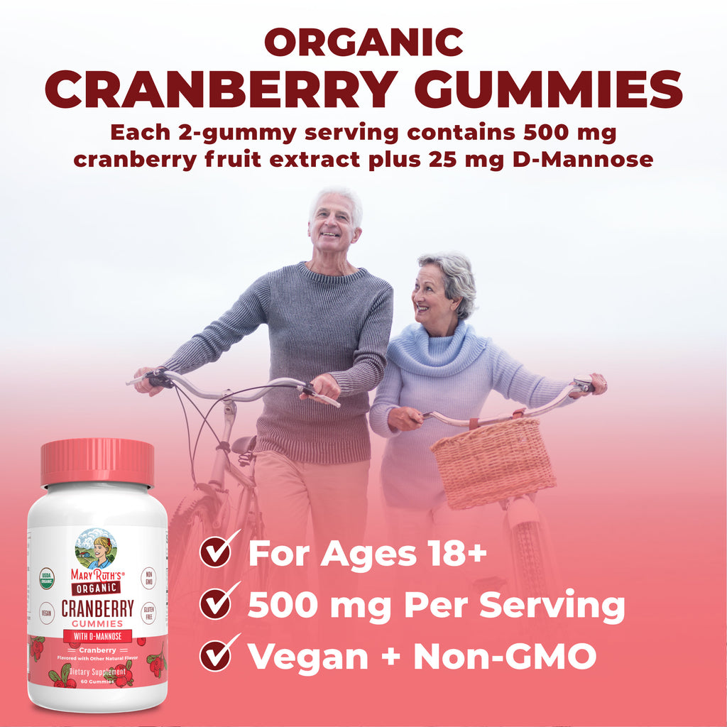Organic Cranberry Gummies 60CT Cranberry Upgrade Your Routine