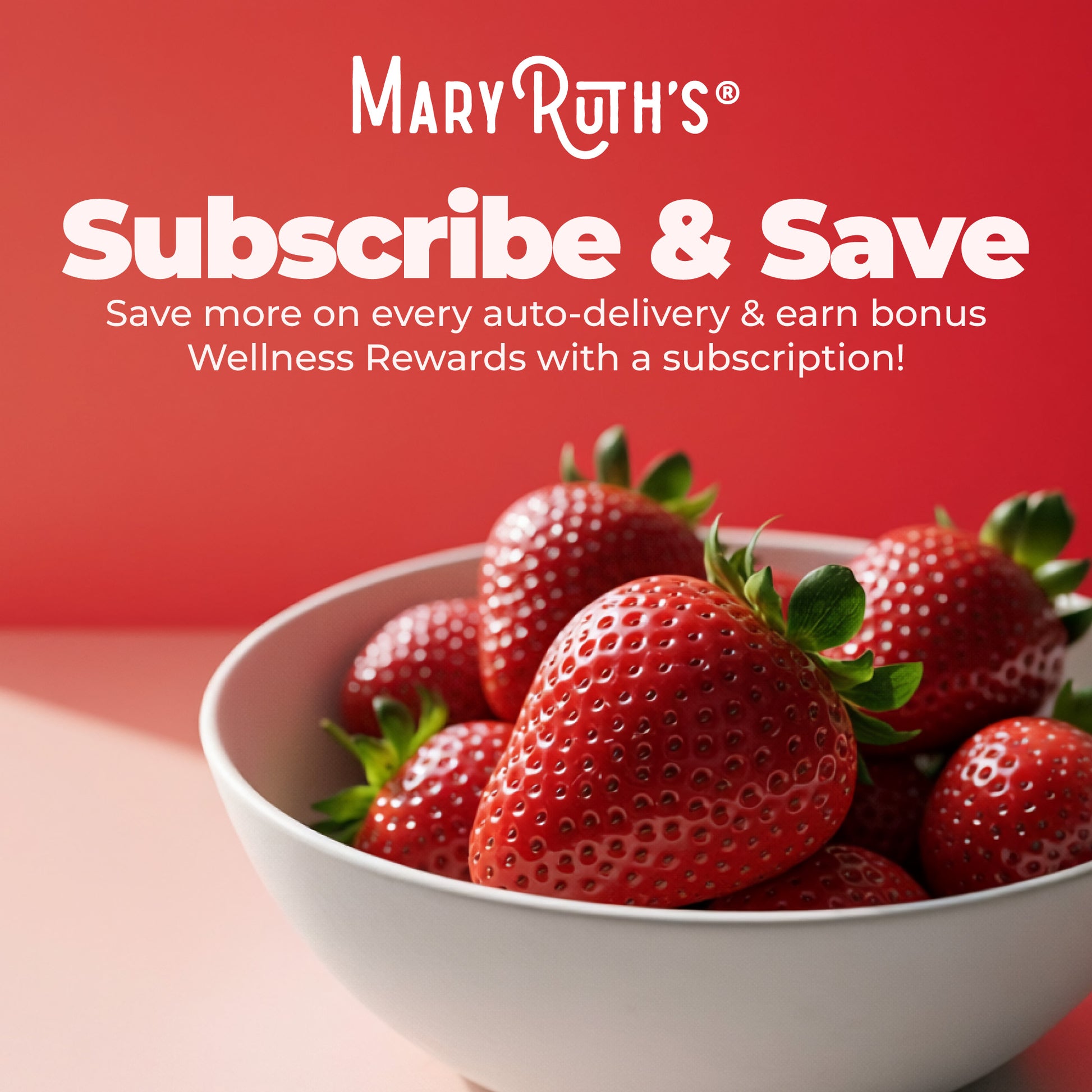 Organic D3 + B12 Gummies 60CT Strawberry Subscrive & Save