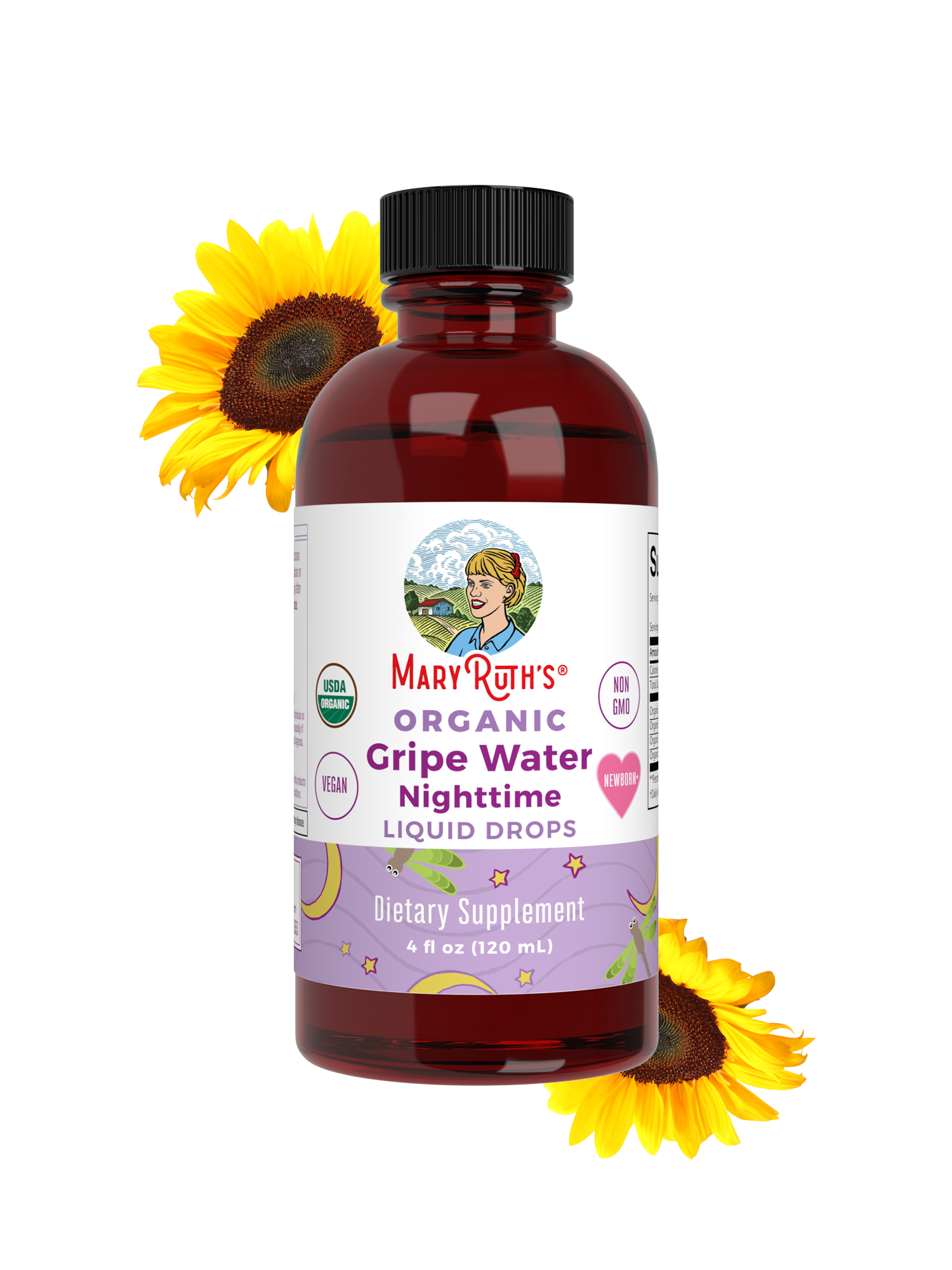 Organic Gripe Water Nighttime Liquid Drops 4oz