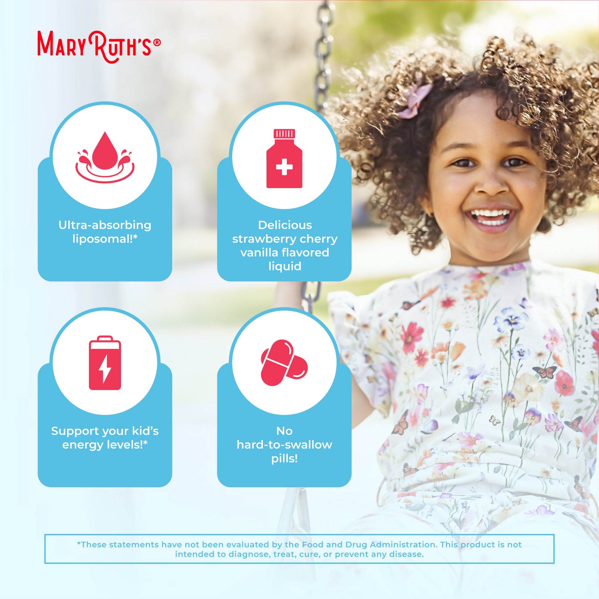 Organic Kids Multivitamin Liposomal 15oz Strawberry Cherry & Vanilla Benefits