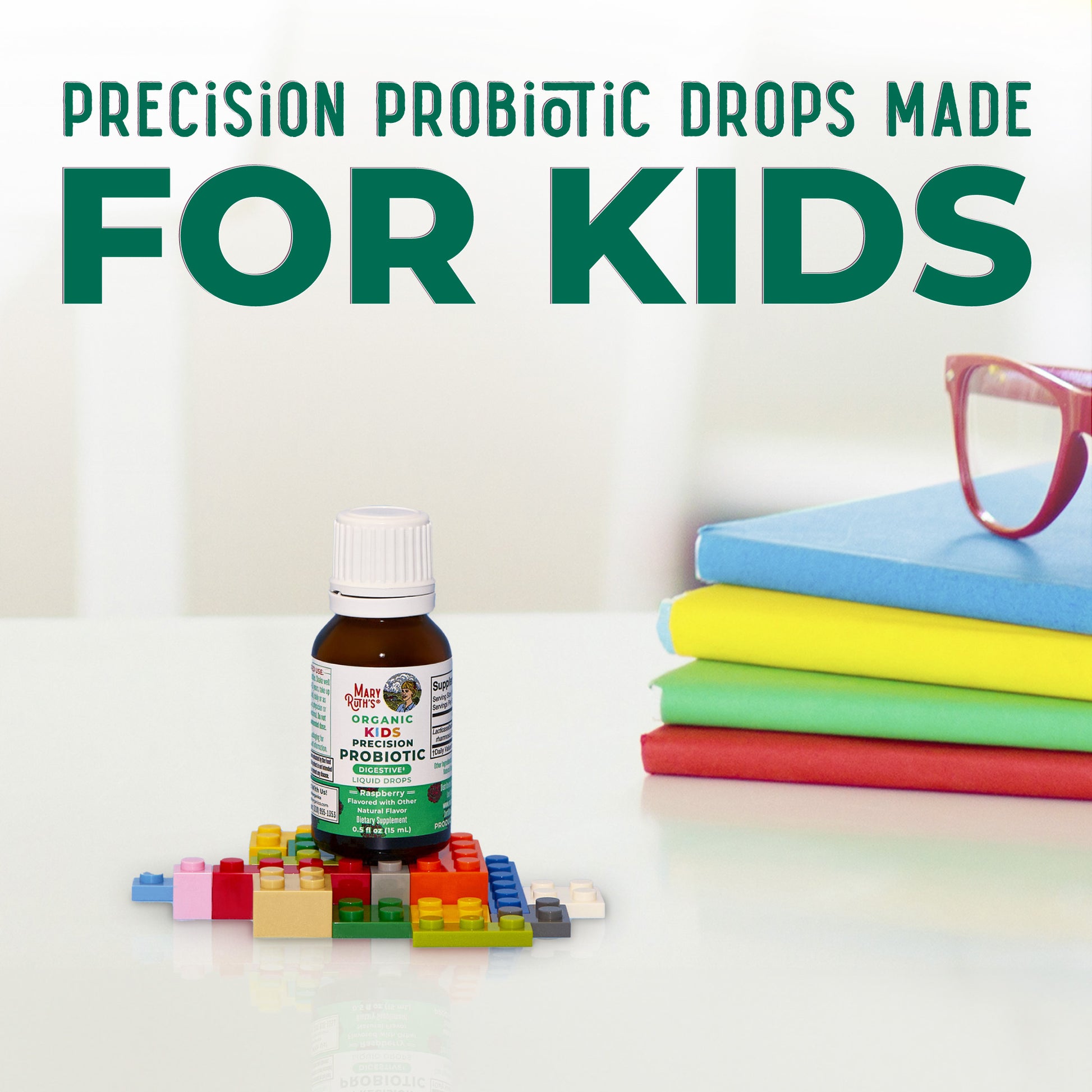 Organic Kids Precision Probiotic Digestive Liquid Drops 0.5oz Raspberry Upgrade Your Routine