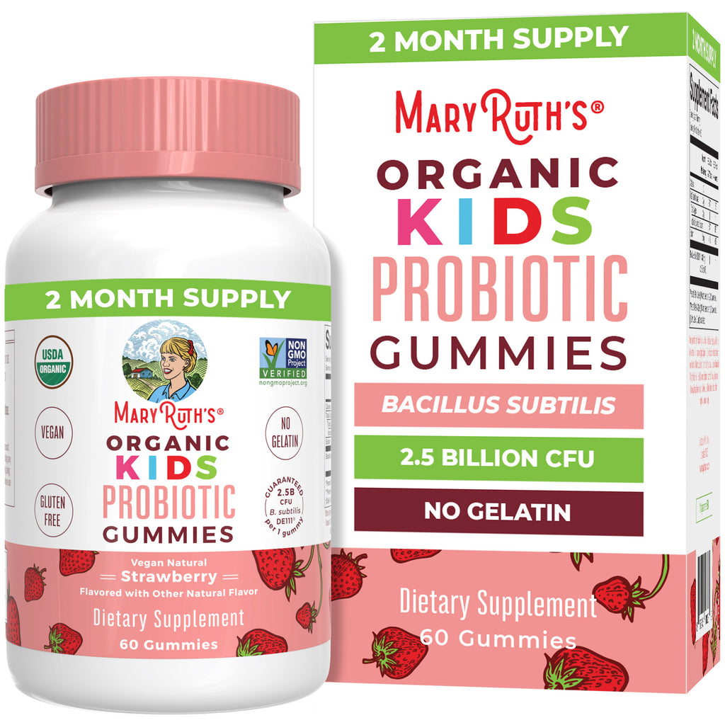 Organic Kids Probiotic Gummies 60CT Strawberry