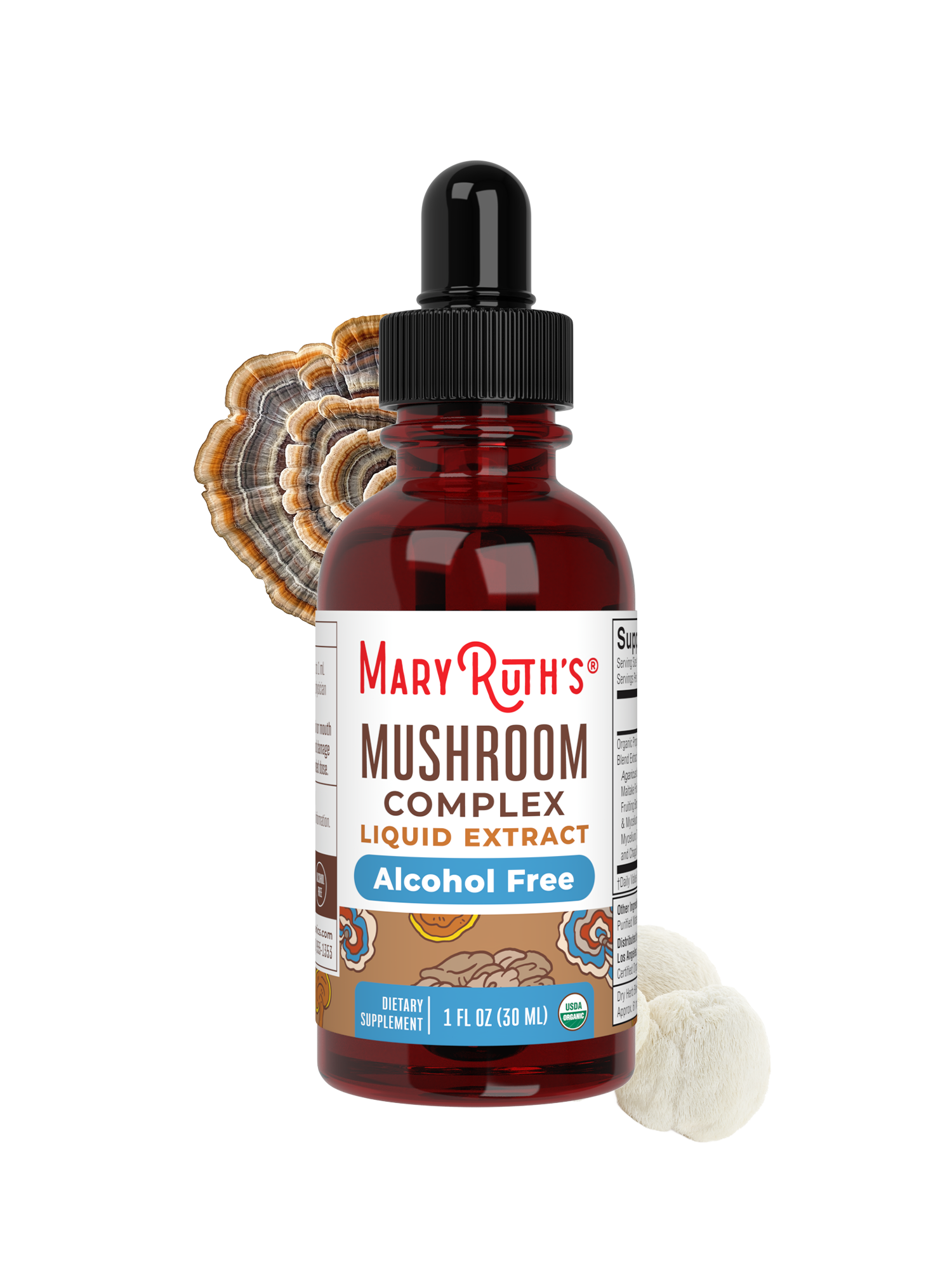 Organic Mushroom Complex Liquid Drops 1oz