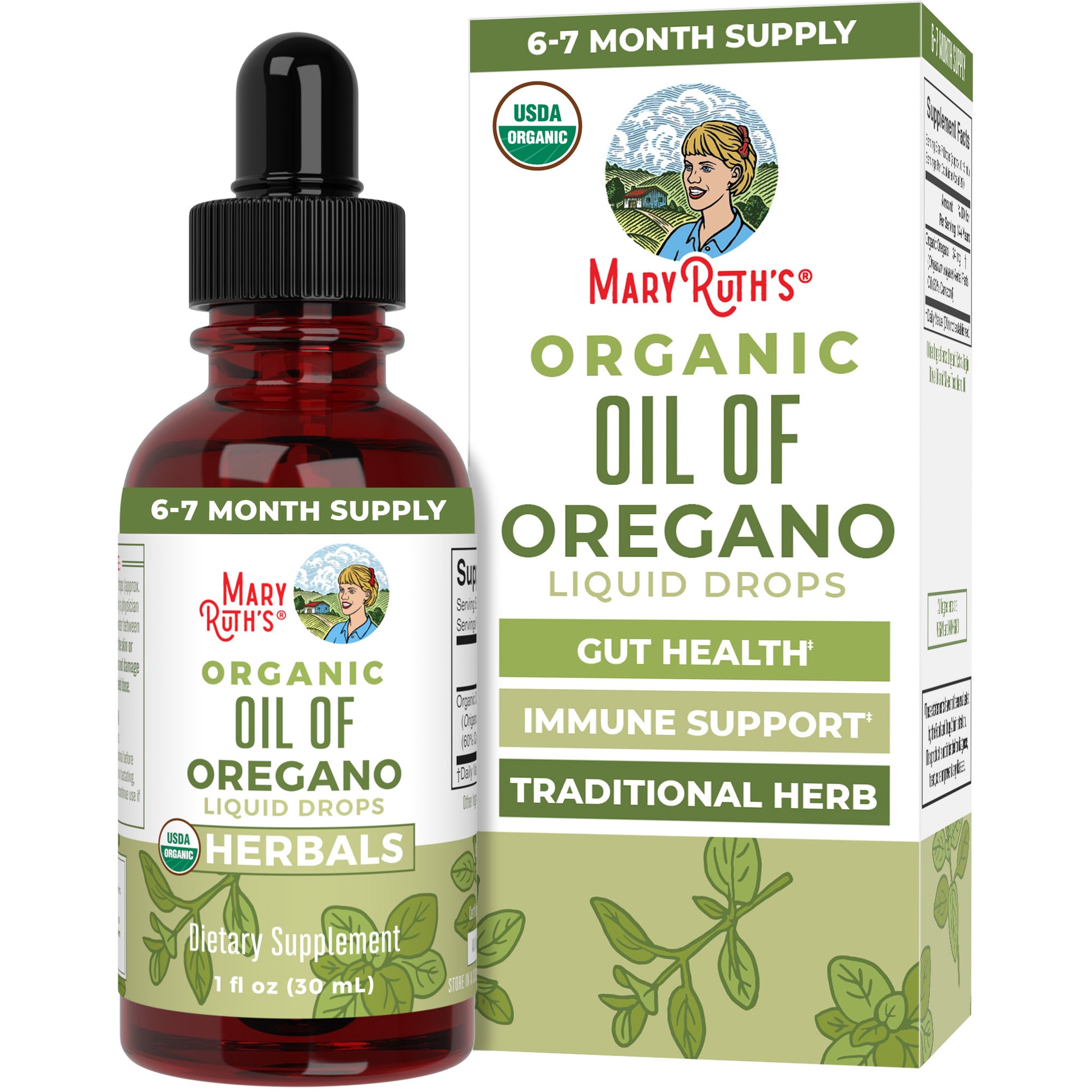Oil of Oregano Liquid Drops 1oz Unflavored