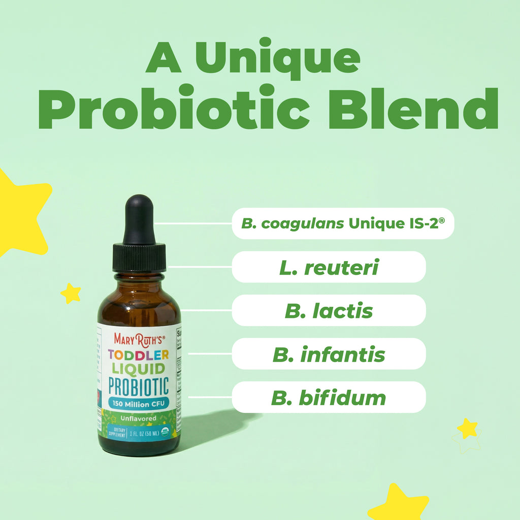 Organic Toddler Liquid Probiotic 1oz Unflavored Ingredients