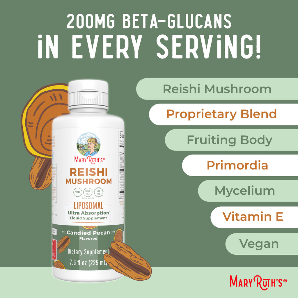 Reishi Mushroom Liposomal 7oz Candied Pecan Ingredients