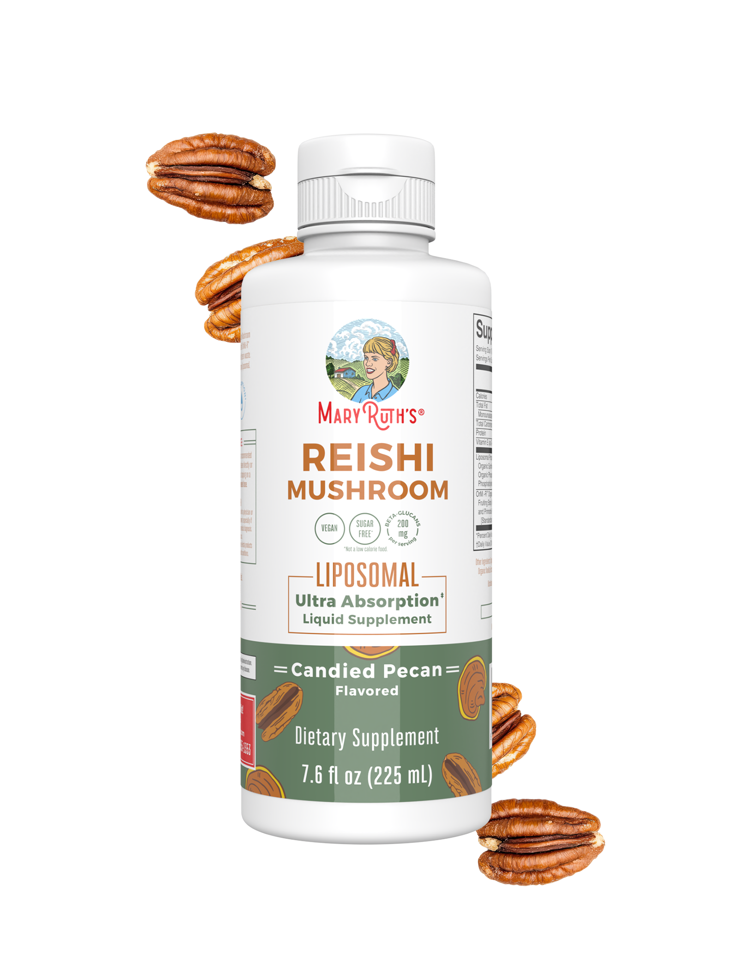 Reishi Mushroom Liposomal 7oz Candied Pecan