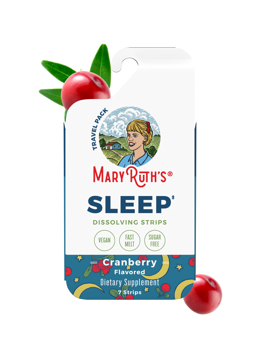 Sleep Dissolving Strips Cranberry