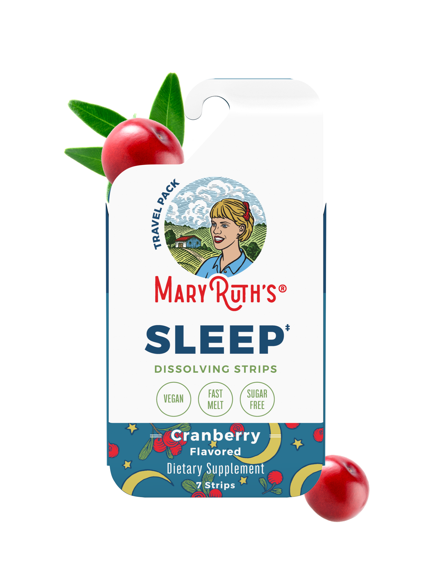 Sleep Dissolving Strips Cranberry