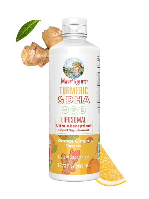 Turmeric & Omega-3 DHA Liposomal – MaryRuth Organics