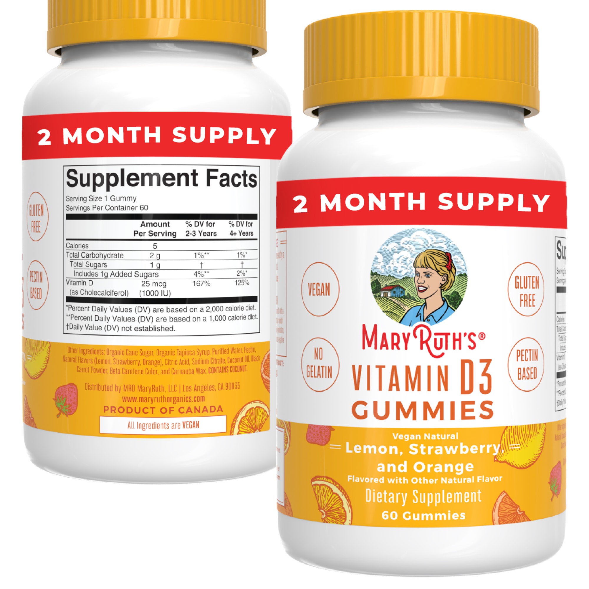 Vitamina Ruth Gummy Vitamins For Kids & Adults – MaryRuth Organics
