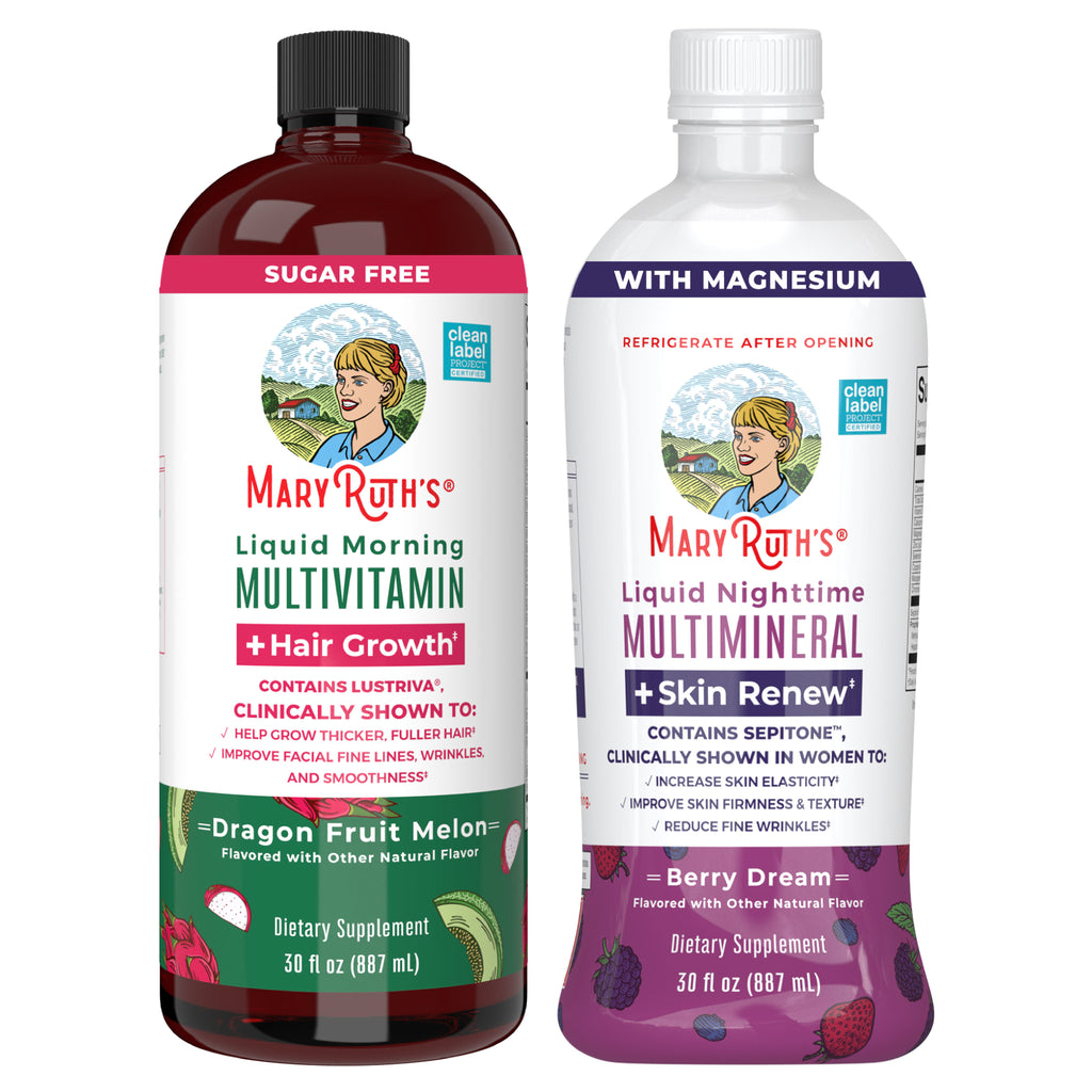 AM & PM Routine + Hair Growth (Dragon Fruit) & Skin Support