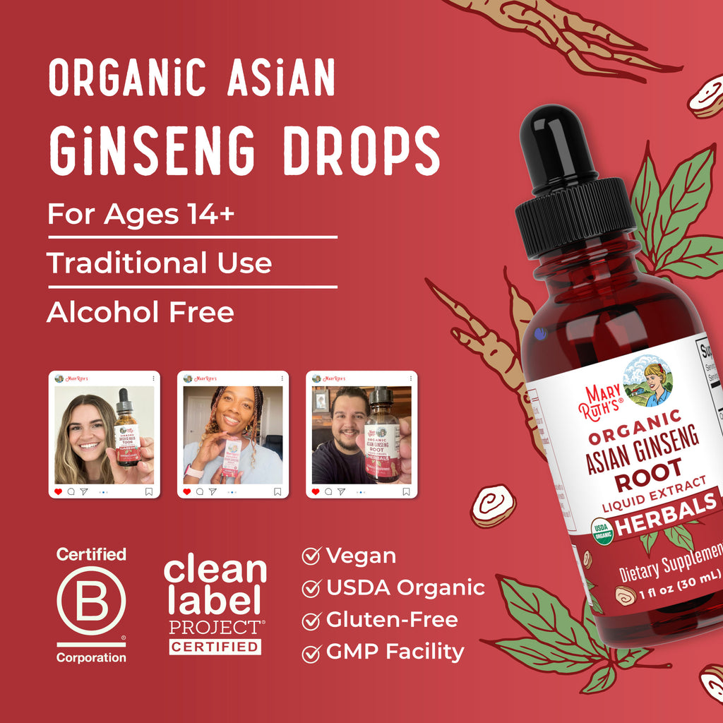 Asian Ginseng Drops, Org, 1 oz 9