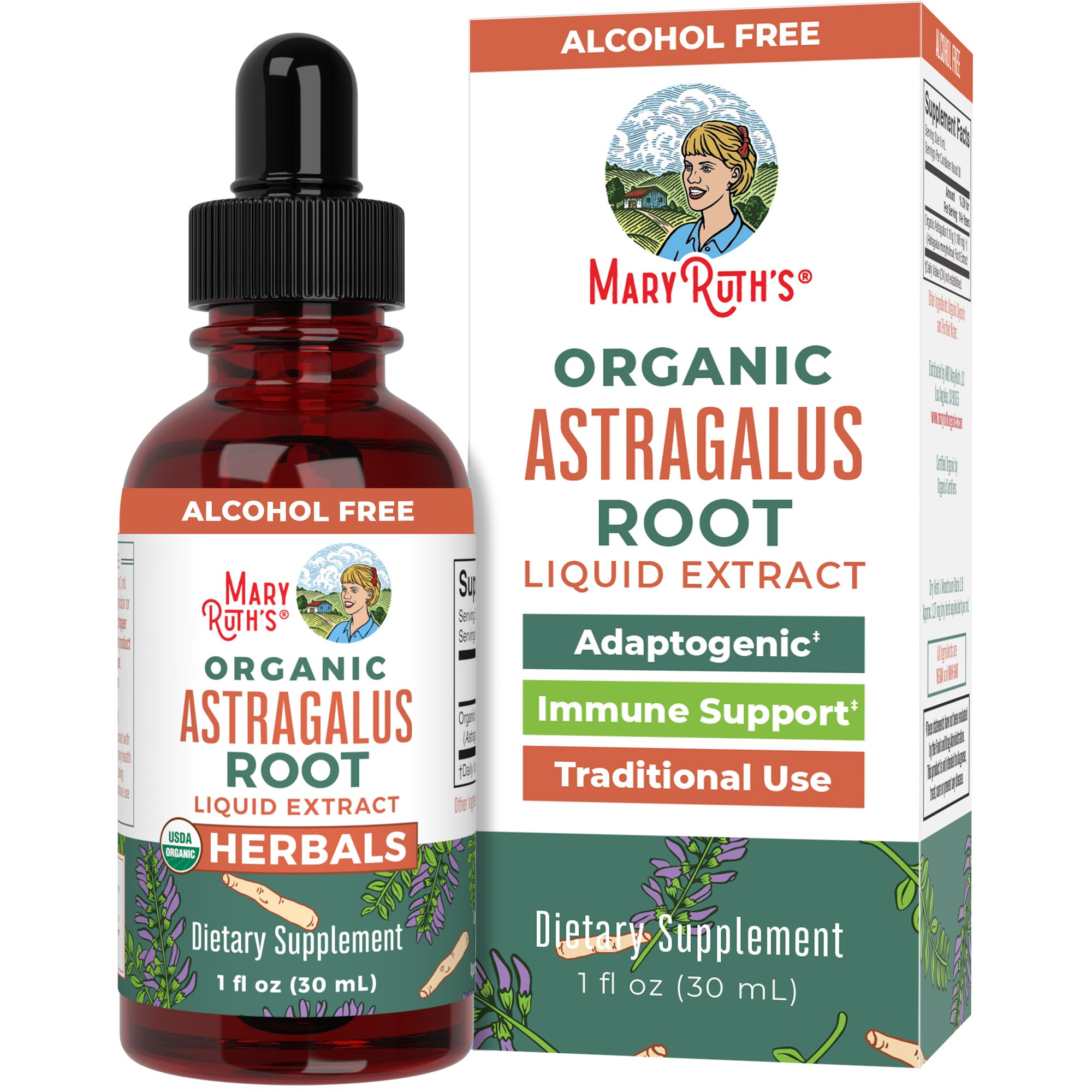 Organic Astragalus Root Herbal Drops