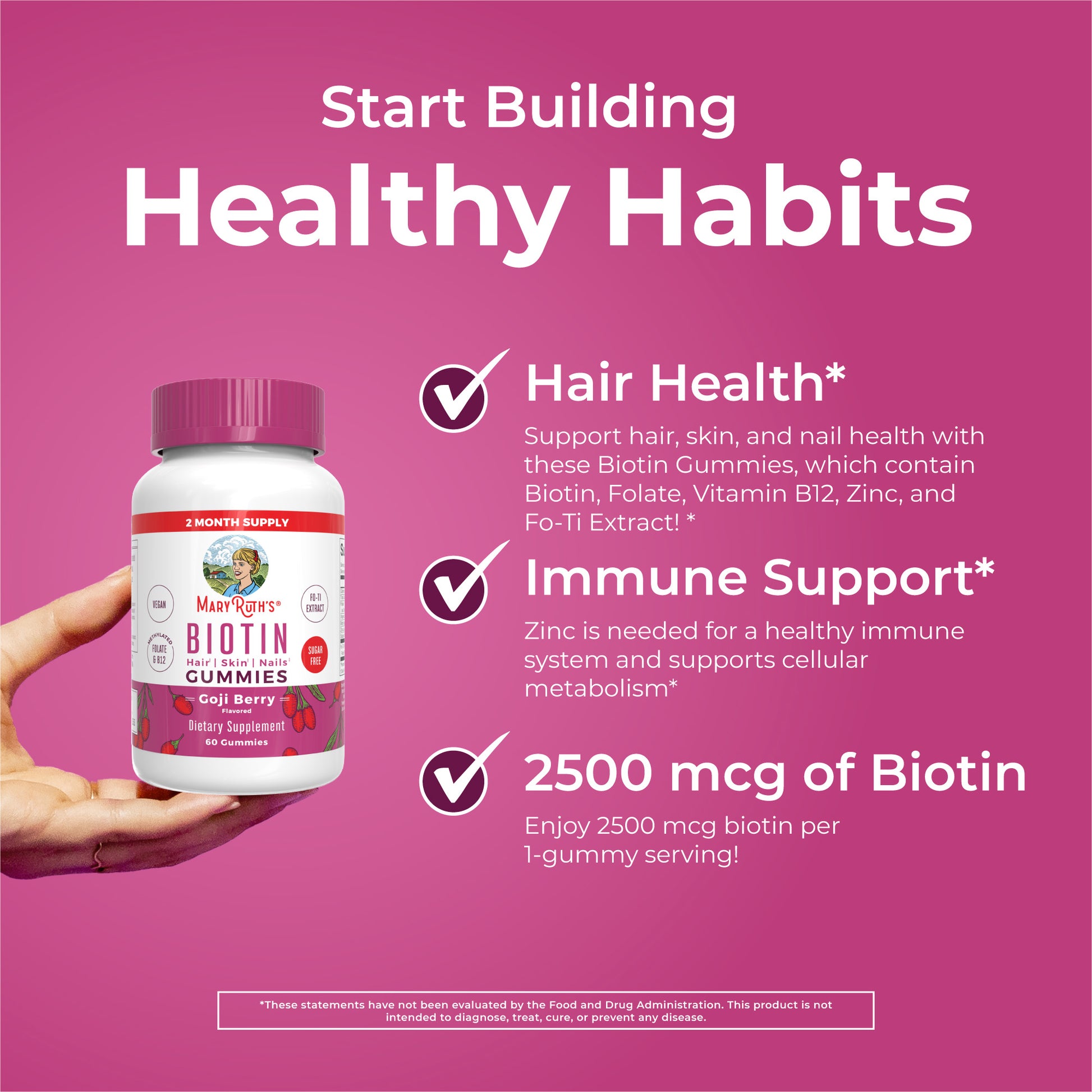 Biotin Gummies Healthy Habits