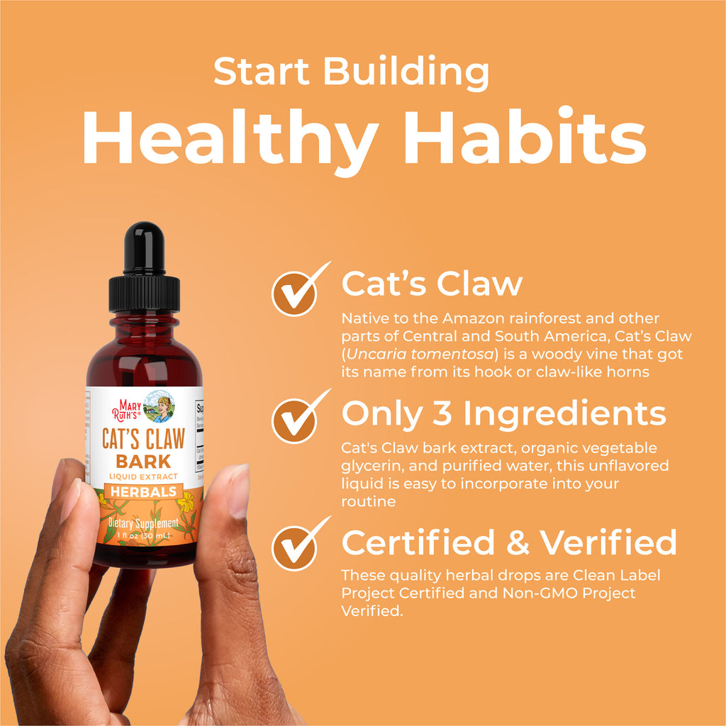 Cat’s Claw Liquid Drops Healthy Habits