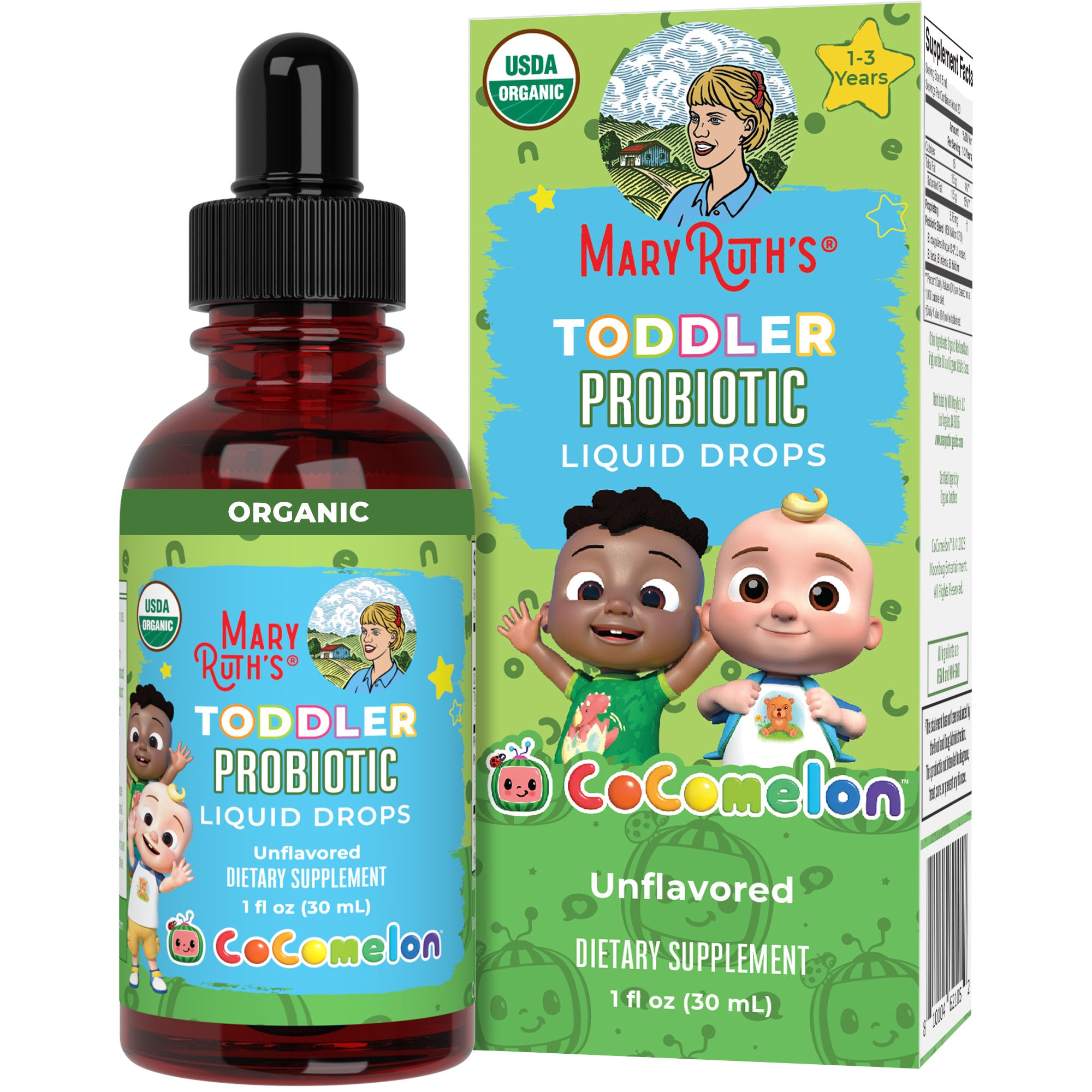 CoComelon Organic Toddler Liquid Probiotic
