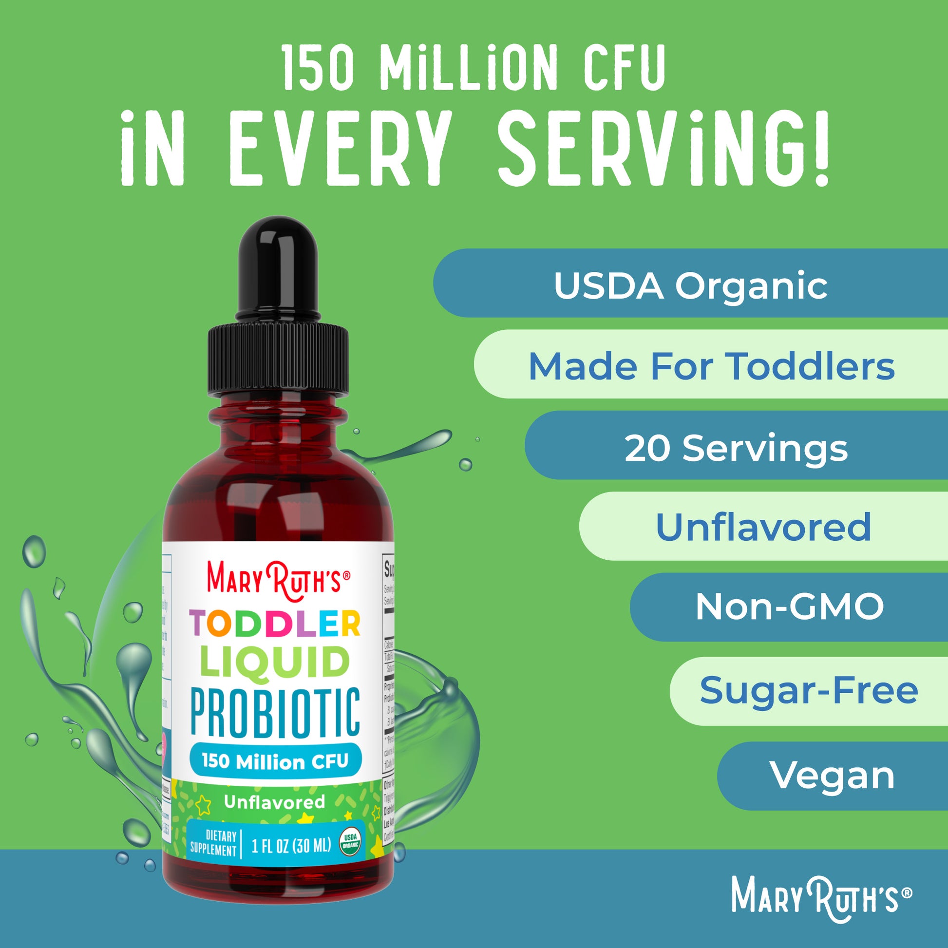 CoComelon Organic Toddler Liquid Probiotic 8