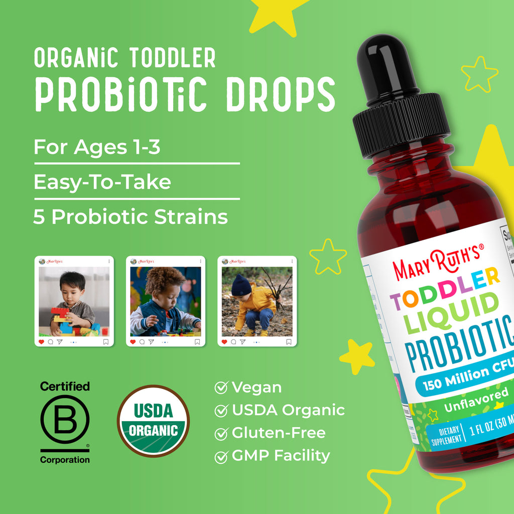 CoComelon Organic Toddler Liquid Probiotic 9