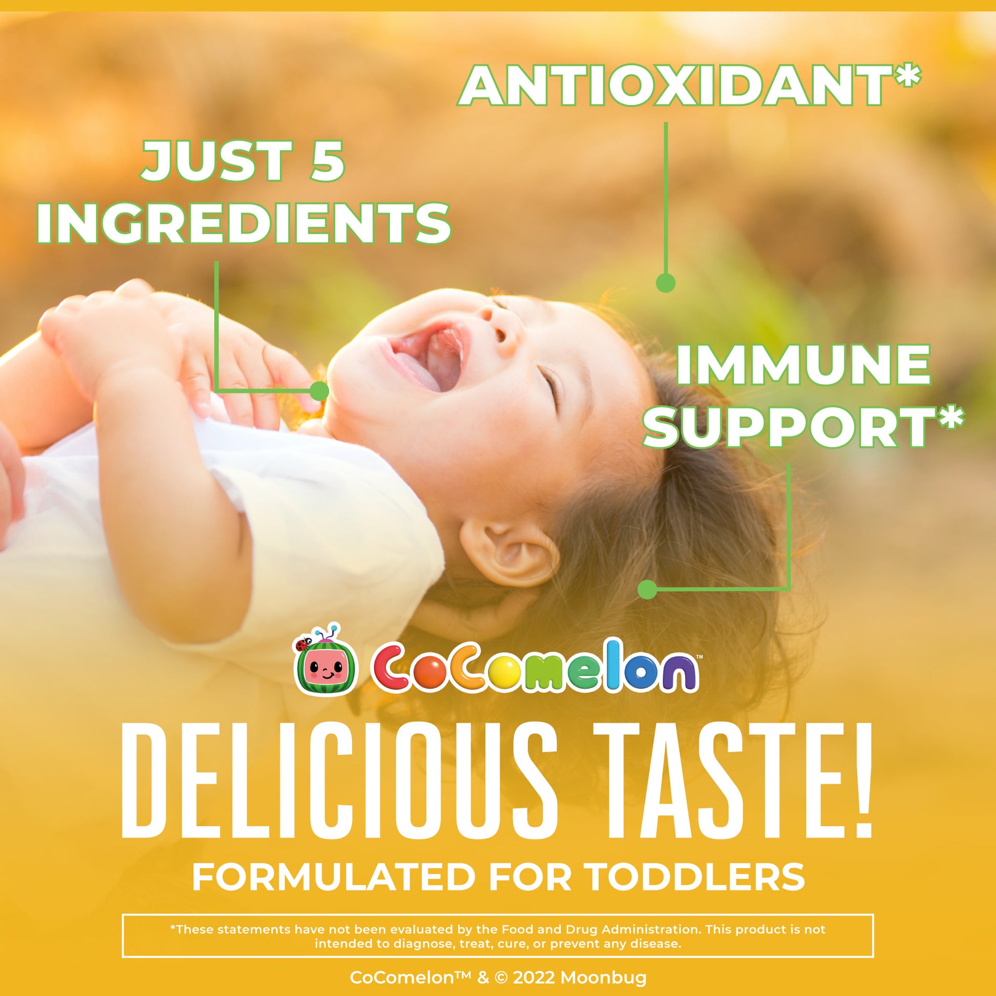 CoComelon Organic Toddler Vitamin C Liquid Drops 9