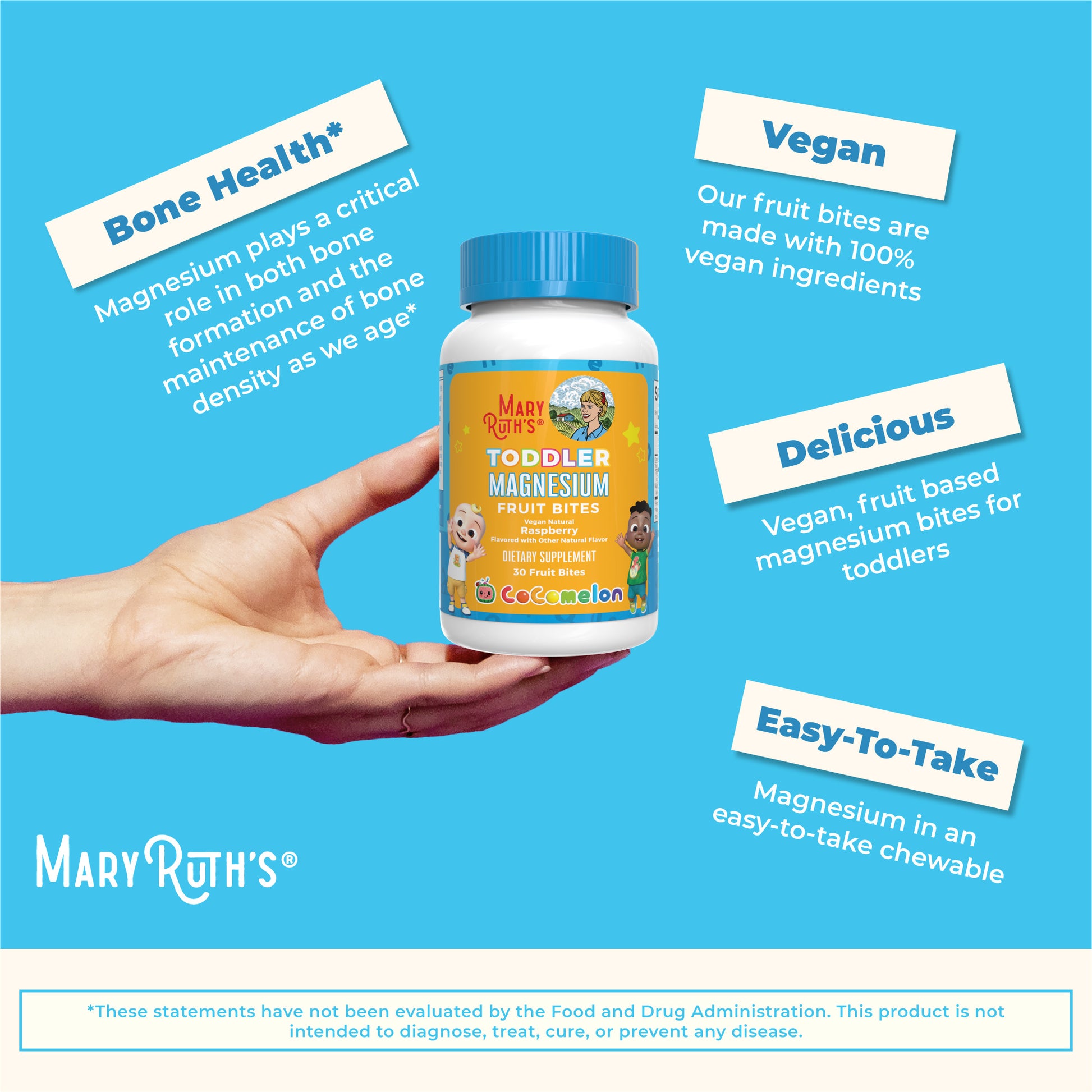 CoComelon Toddler Magnesium Fruit Bites 10