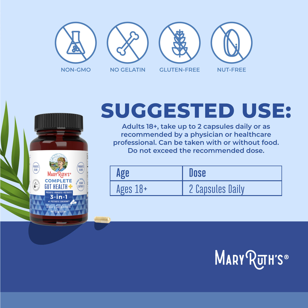 Digestive Enzymes, Capsule Vitamins & Supplements – MaryRuth Organics