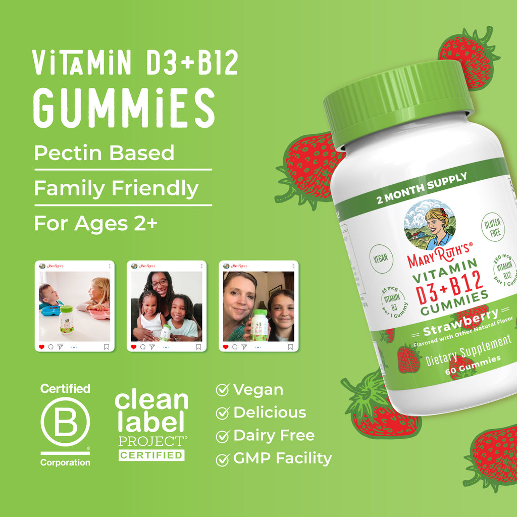 D3 + B12 Gummies (Strawberry) 9