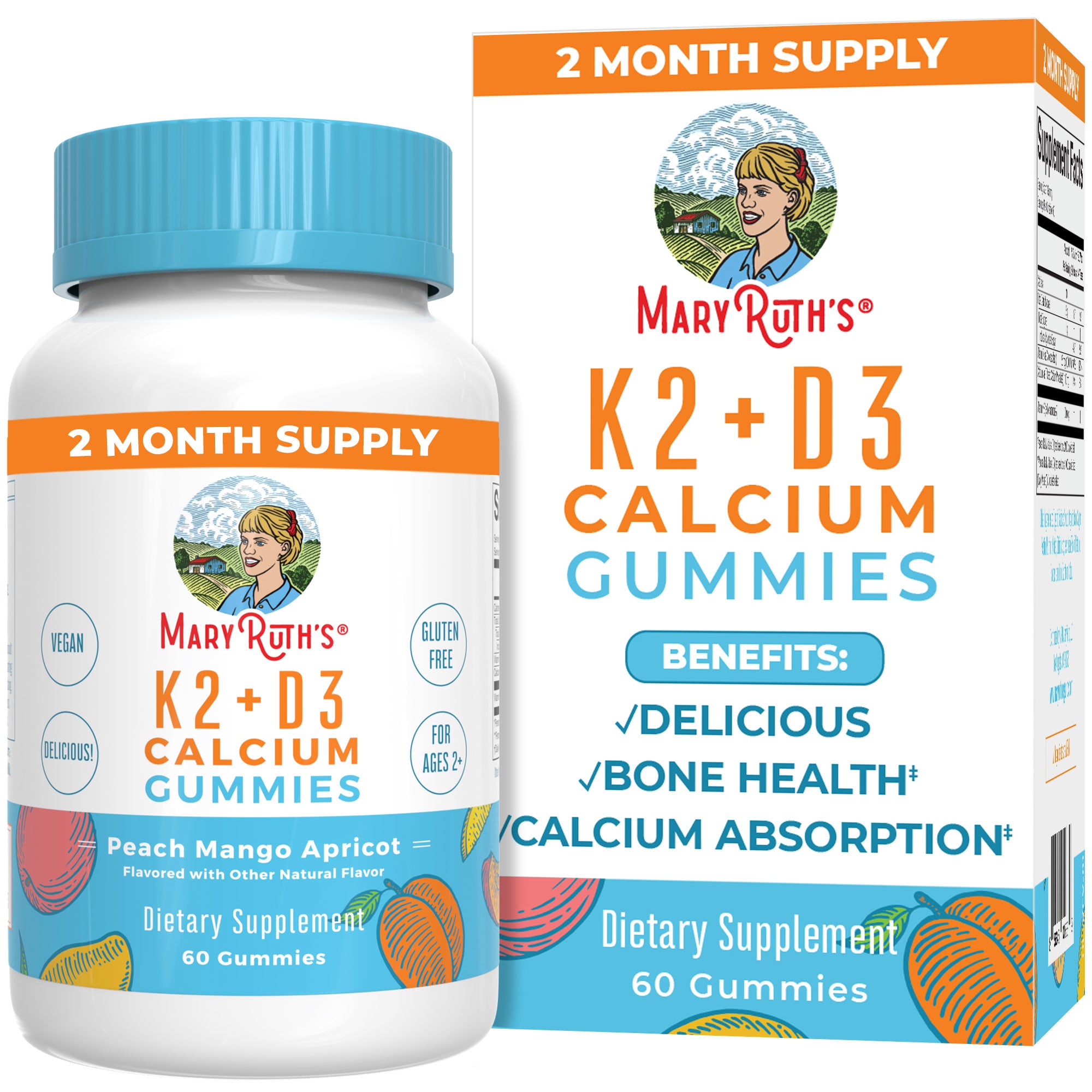 K2 + D3 Calcium Gummies