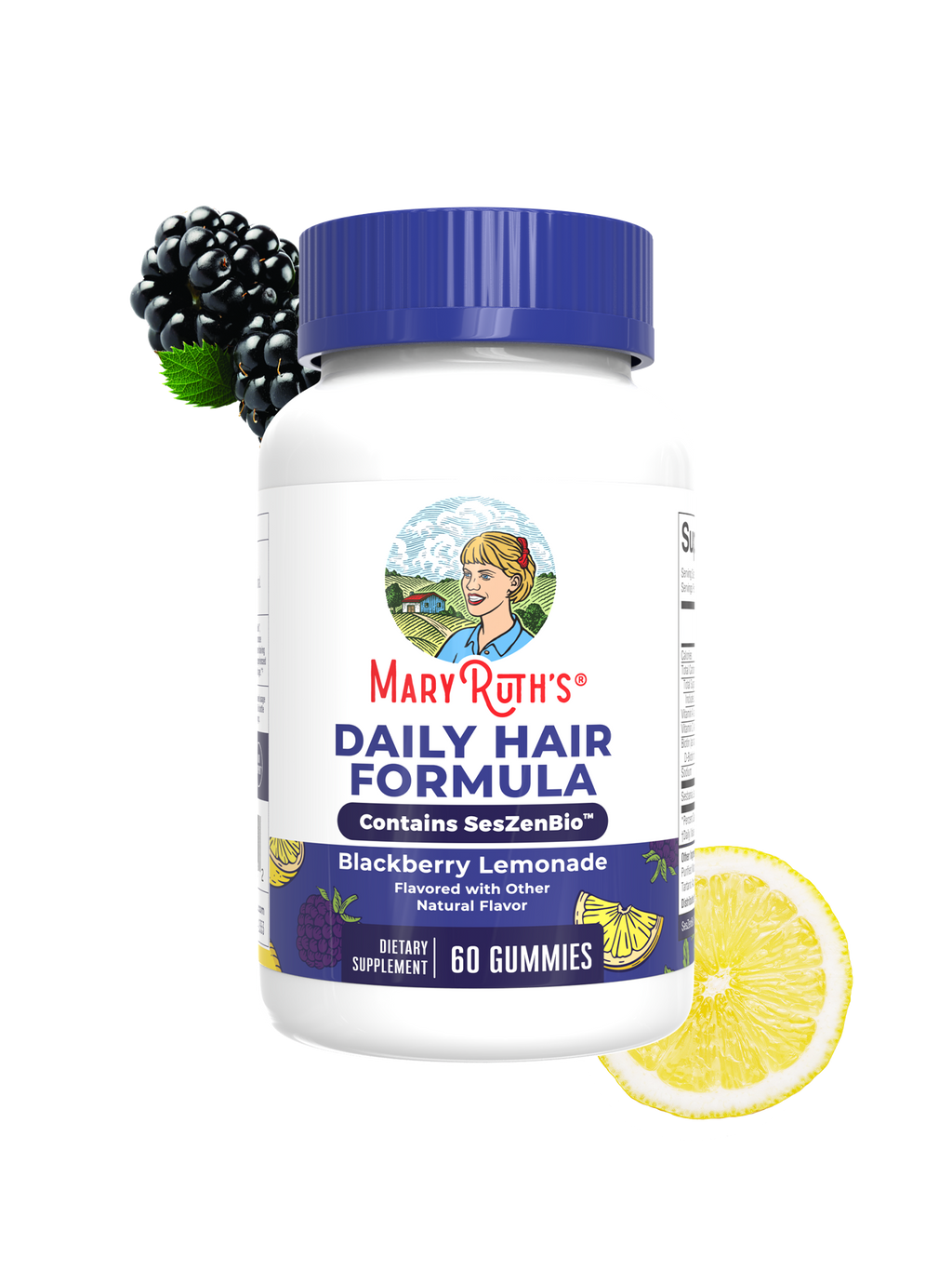 Daily Hair Formula Gummies Blackberry Lemonade 60ct